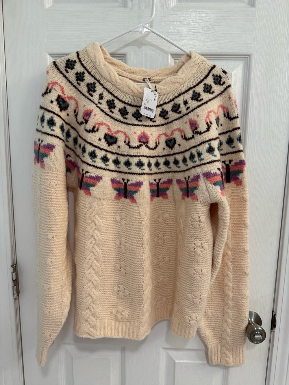 Free People Blooming Bobbles Sweater NWT Size Medium - Picture 4 of 9